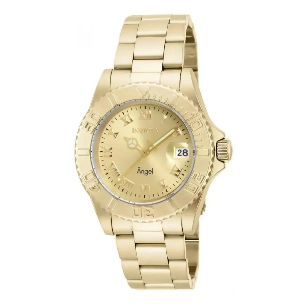 NWT Invicta 16849 Angel | 3-Hand | Champagne | Women's Watch